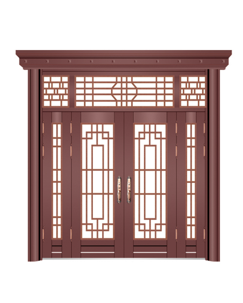 四开子母门（咖啡红）