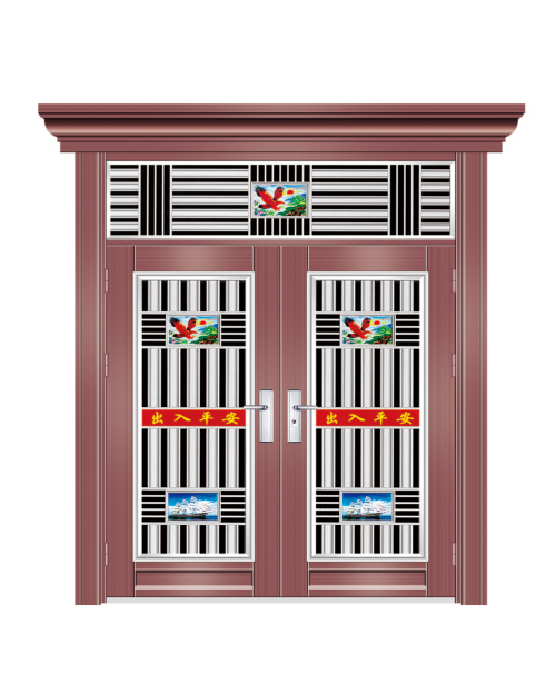 双开门（酒红拉丝）