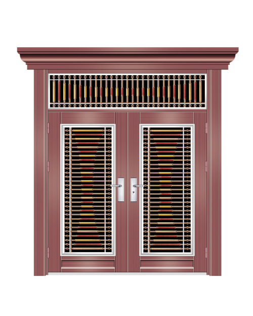 双开门（酒红拉丝）