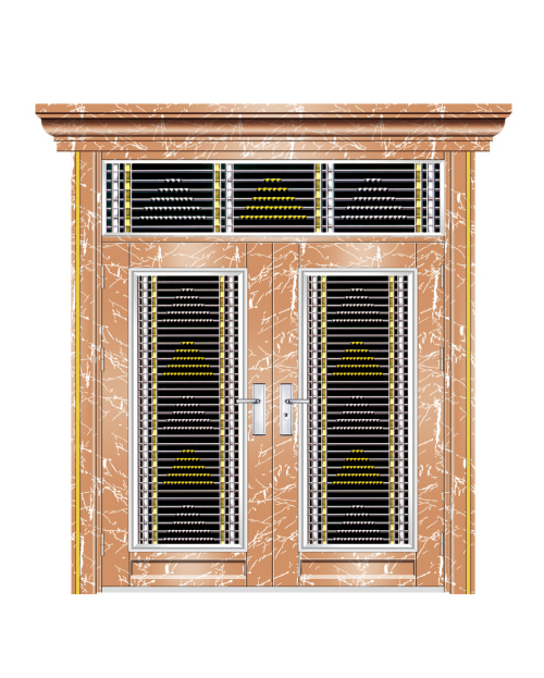 双开门（玫瑰金大理石）