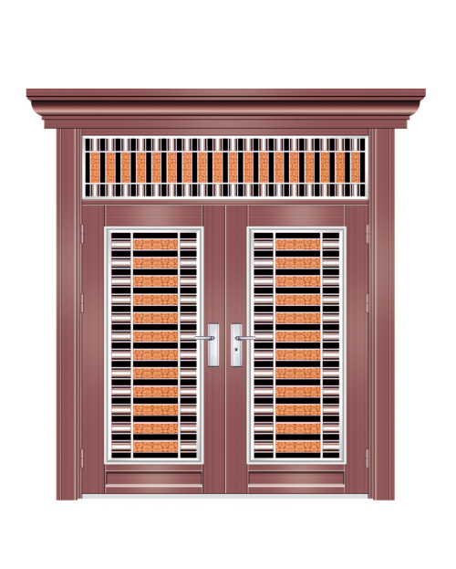 双开门（酒红拉丝）