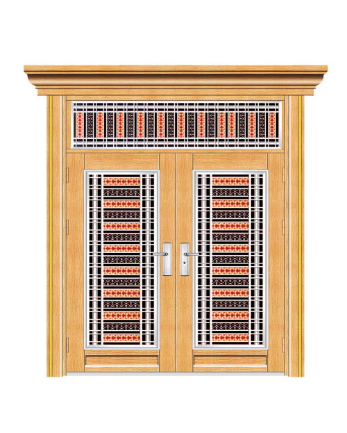 双开门（玫瑰金树皮纹）