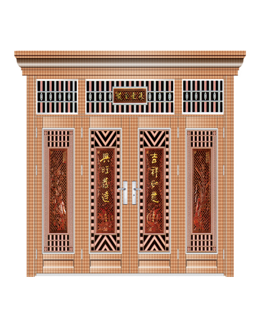 双开门（玫瑰金回纹）