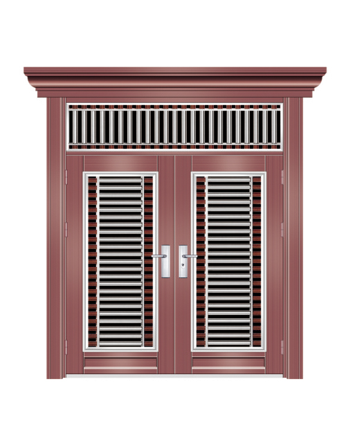 双开门（酒红拉丝）