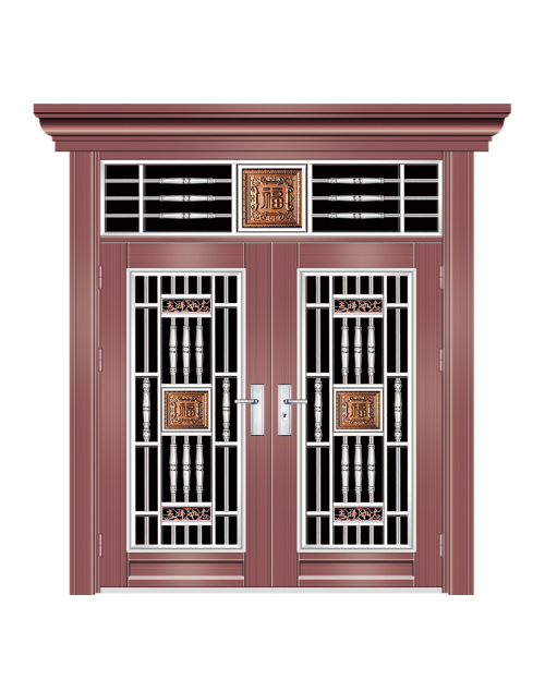 双开门（酒红拉丝）